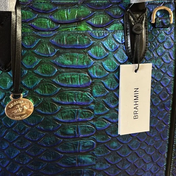 NWT Brahmin Caroline Emerald Lulia - Picture 5 of 11